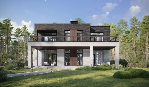 Дом хай-тек в КП Зиккурат