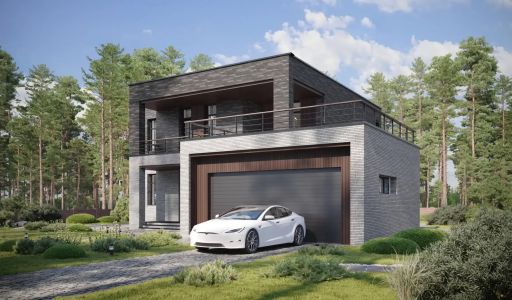 Дом хай-тек в КП Зиккурат