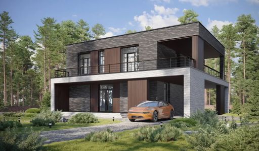 Дом хай-тек в КП Зиккурат