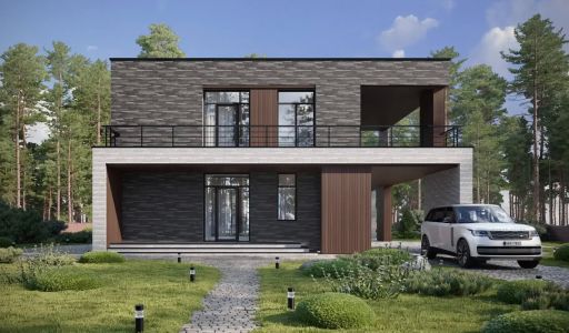 Дом хай-тек в КП Зиккурат