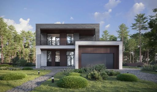 Дом хай-тек в КП Зиккурат