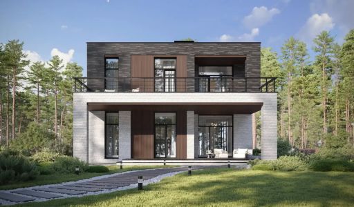 Дом хай-тек в КП Зиккурат