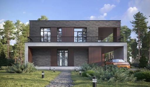 Дом хай-тек в КП Зиккурат