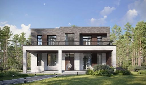 Дом хай-тек в КП Зиккурат