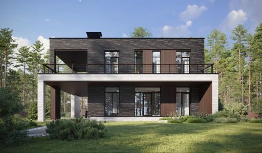 Дом хай-тек в КП Зиккурат