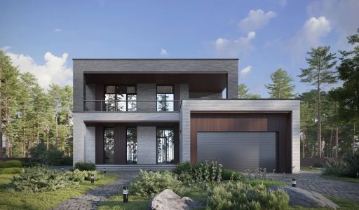 Дом хай-тек в КП Зиккурат