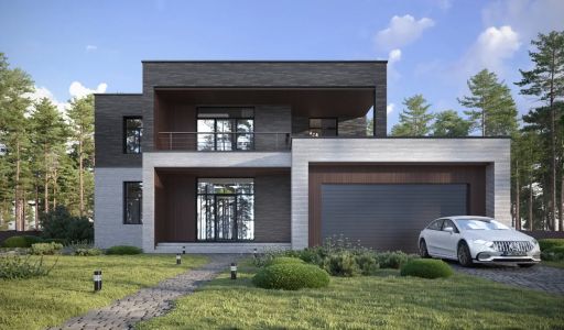 Дом хай-тек в КП Зиккурат