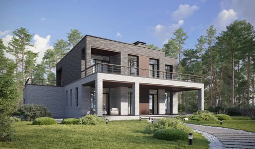 Дом хай-тек в КП Зиккурат