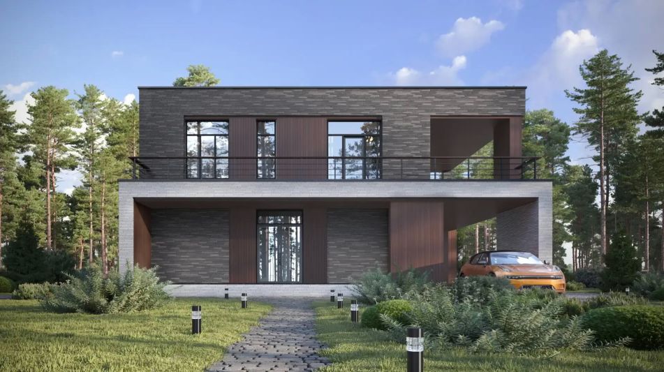Дом хай-тек в КП Зиккурат