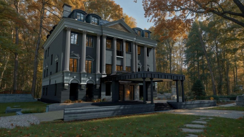 Усадьба в лесу в Таганьково