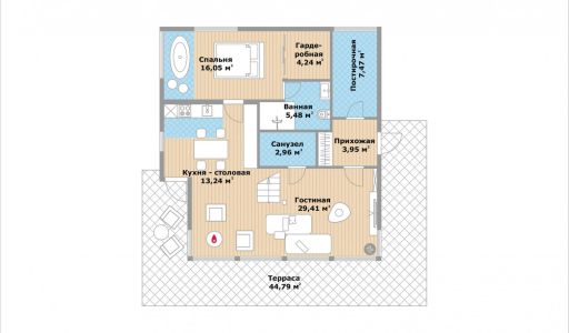 Фахверк в КП Новолеоново