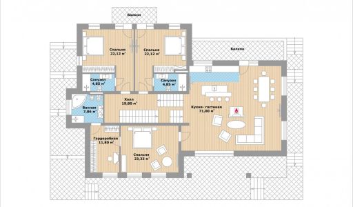 Дом в КП Петрово-дальнее