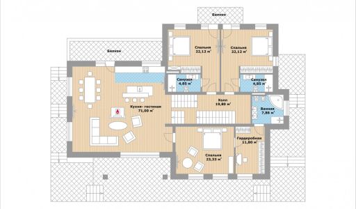 Дом в КП Петрово-дальнее