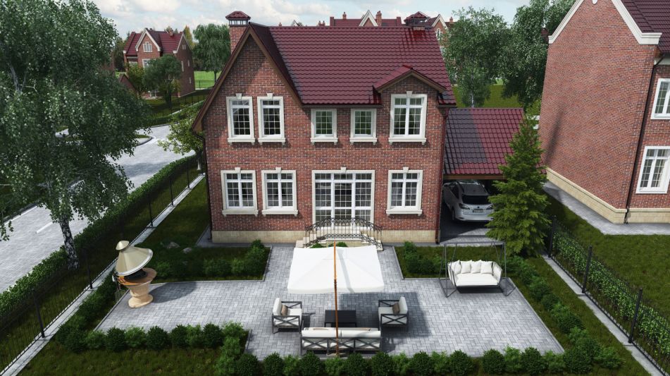 Дом без отделки в КП Британика