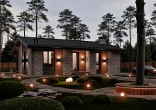 Одноэтажный дом в КП Юрьево Берег