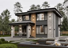 Двухэтажный дом в КП Юрьево Берег