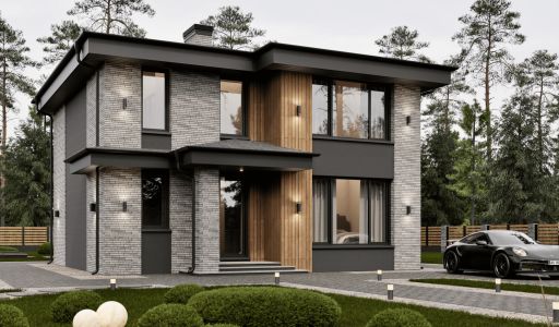 Двухэтажный дом в КП Юрьево Берег