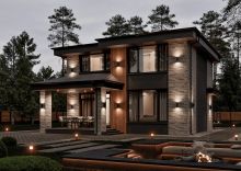 Двухэтажный дом в КП Юрьево Берег