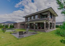 Дом в стиле Райта в Новорижском