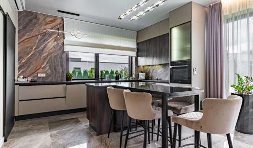 Дом в стиле Райта в Новорижском