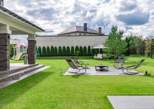 Дом в стиле Райта в Новорижском