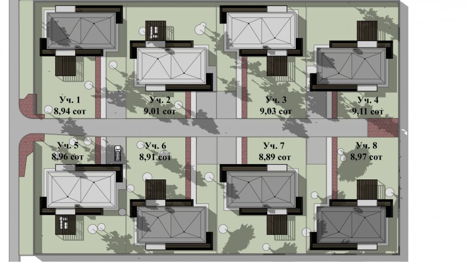 Лесной участок в п.Трудовая Южная