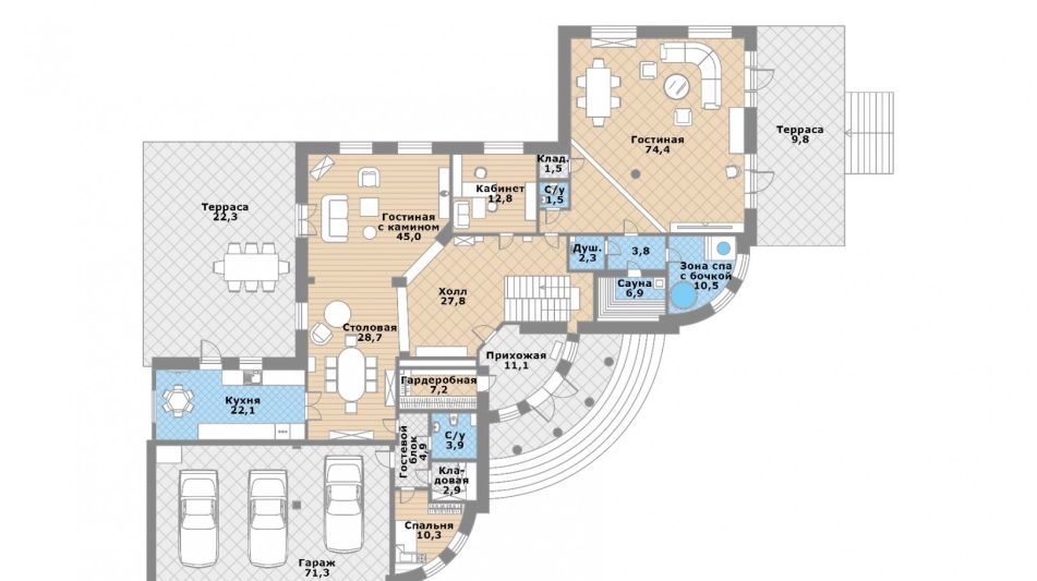 Резиденция в КП Третья охота