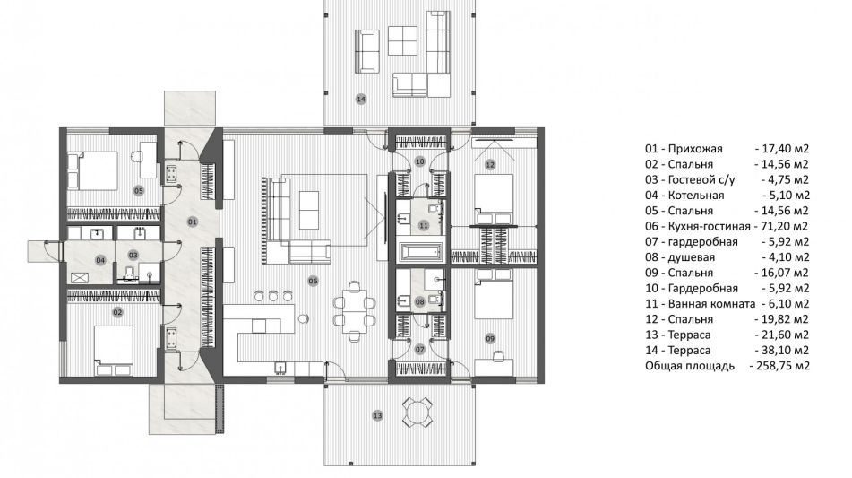 Лесной участок в п.Трудовая Южная