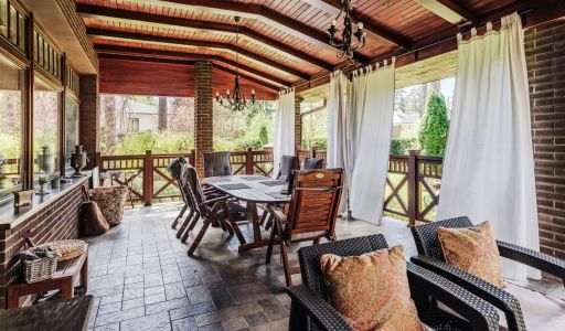 Дом в стиле Райта в КП Поречье