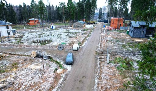 Участок с соснами в Сходне