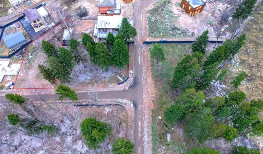 Участок с соснами в Сходне