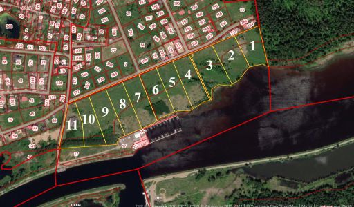 Участок на первой линии в Авроре