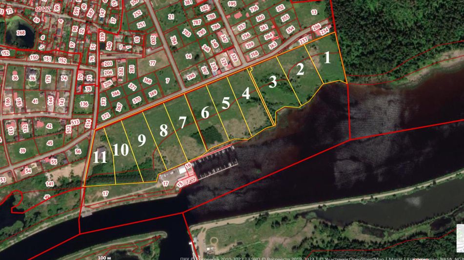 Участок на первой линии в Авроре