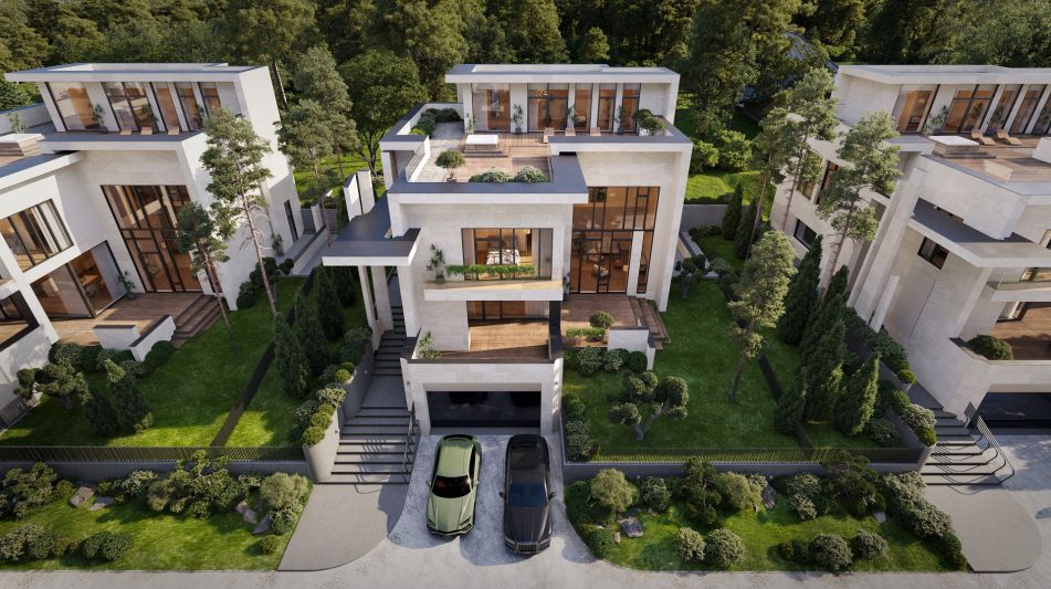 Дом в стиле хай-тек в КП Вельмон