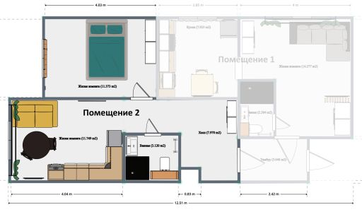 Сдается квартира на Дубнинской
