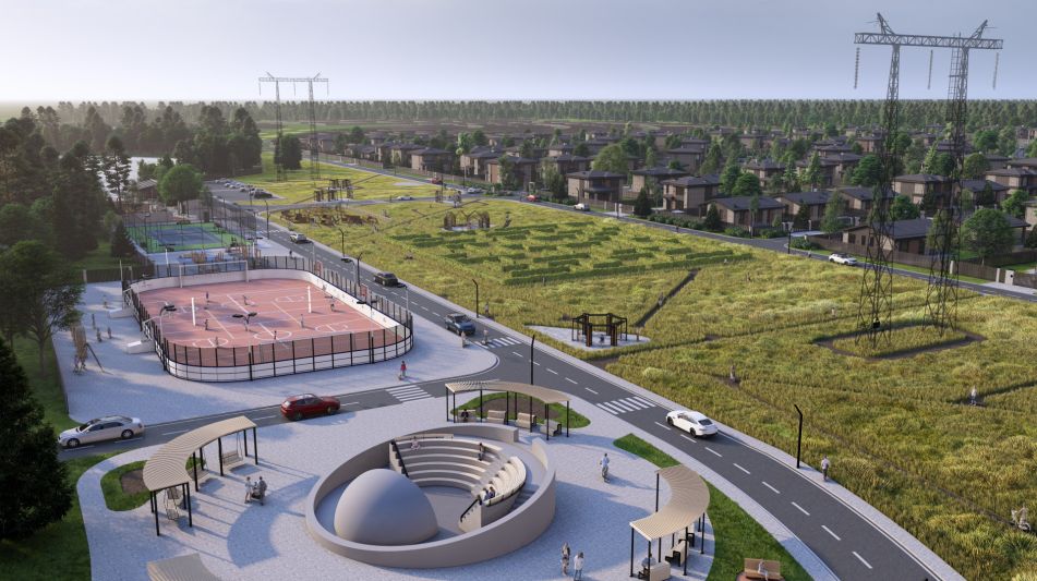 Одноэтажный дом в КП Юрьево Берег