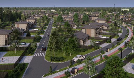 Одноэтажный дом в КП Юрьево Берег