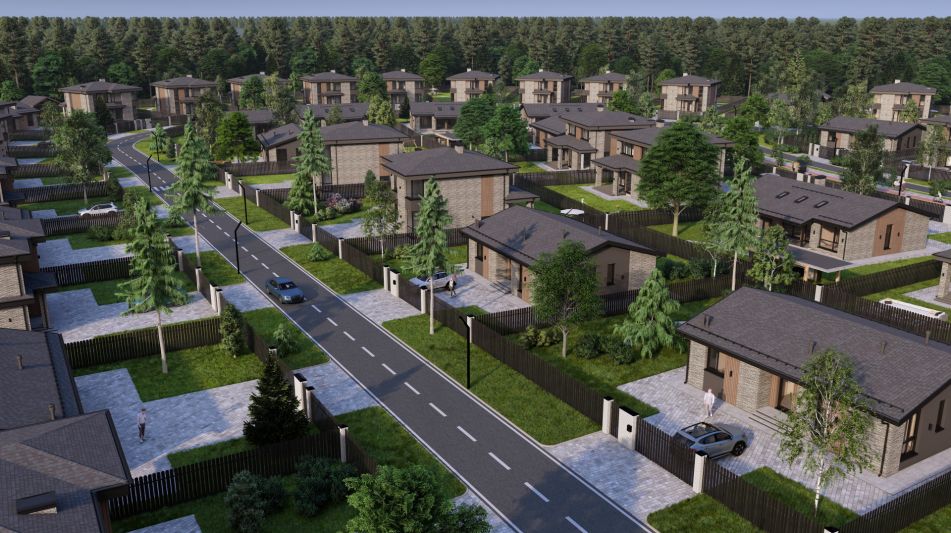 Одноэтажный дом в КП Юрьево Берег