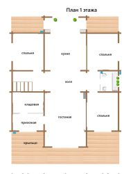 Дом из бруса в Руза Фэмили Парк