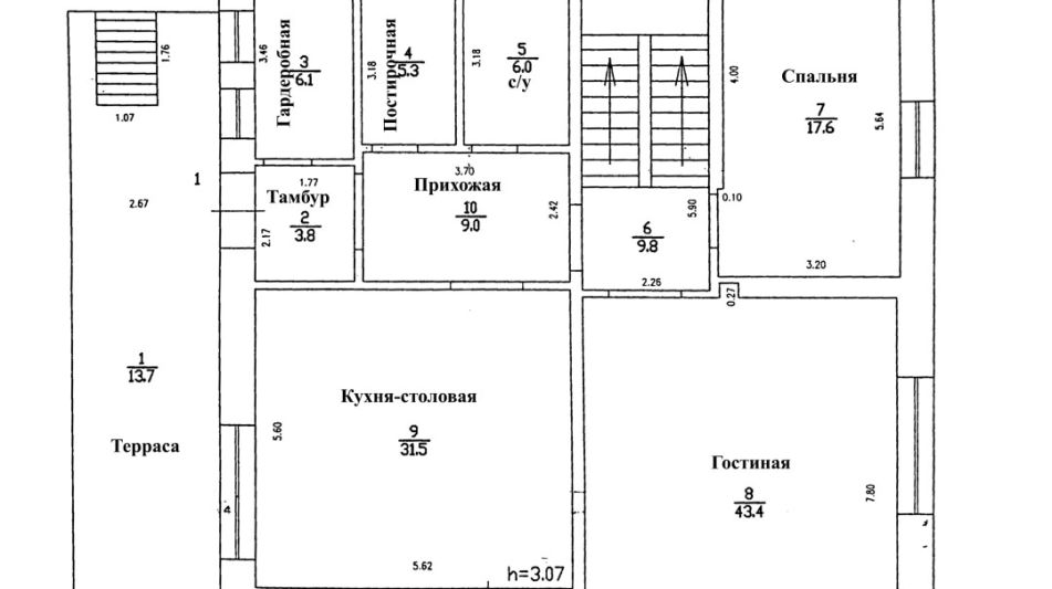 Дом под отделку в КП 