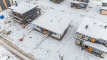 Одноэтажный дом у леса в Сходне