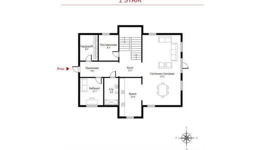 Современный дом в КП Рига Парк