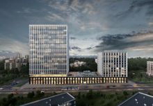 Офис c панорамным видом