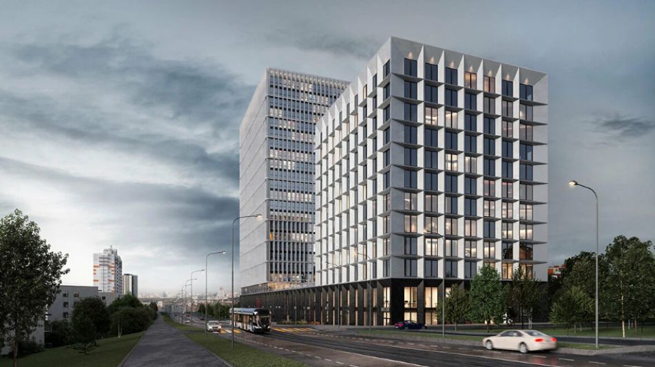 Офис c панорамным видом