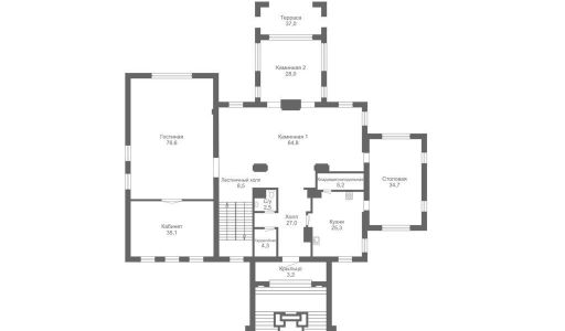 Дом у озера в КП Монолит