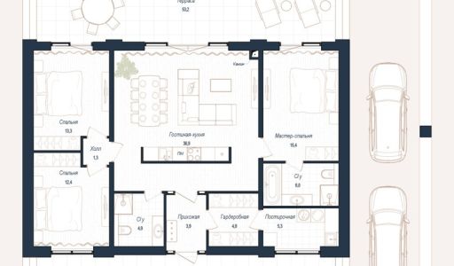 Дом райт в КП Зиккурат