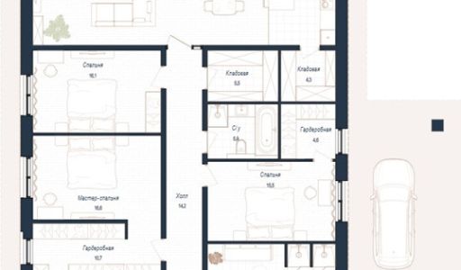 Дом шале в КП Зиккурат