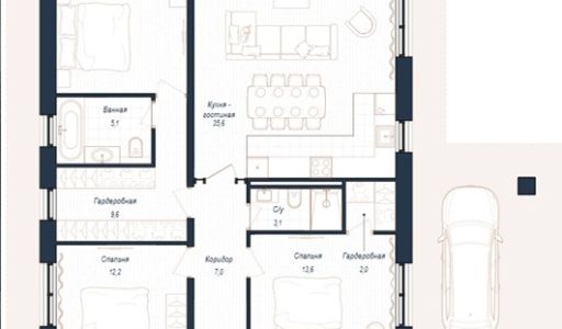 Дом райт в КП Зиккурат