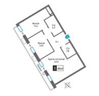 Квартира в ЖК Отрада на Реке