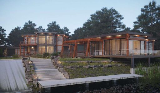 Дом у воды в Конаково Ривер Клаб